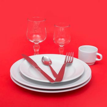 Kit Bertille Assiettes rondes, Loc'Vaisselle Sarthe