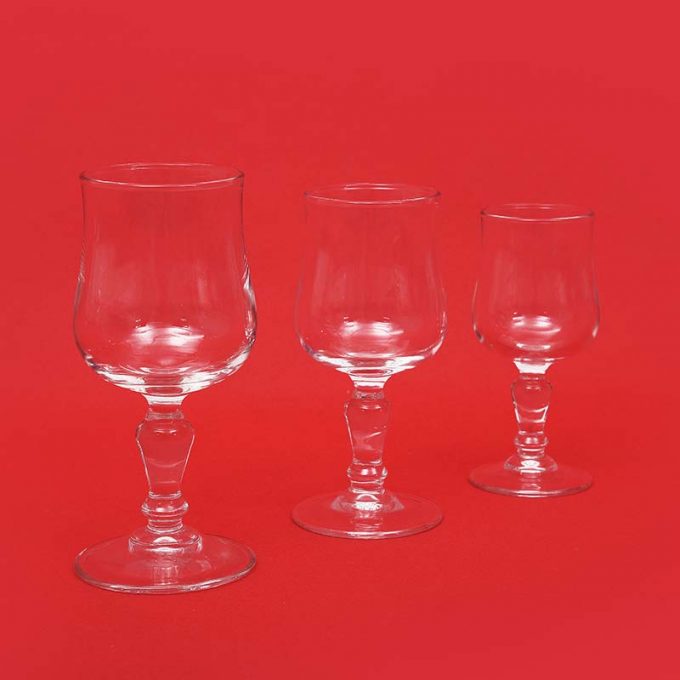 Ensemble verres à vin et eau, Loc Vaisselle Sarthe